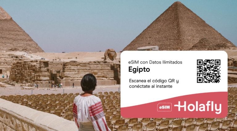 eSIM Holafly Egipto: internet ilimitado para viajar conectado desde el primer minuto